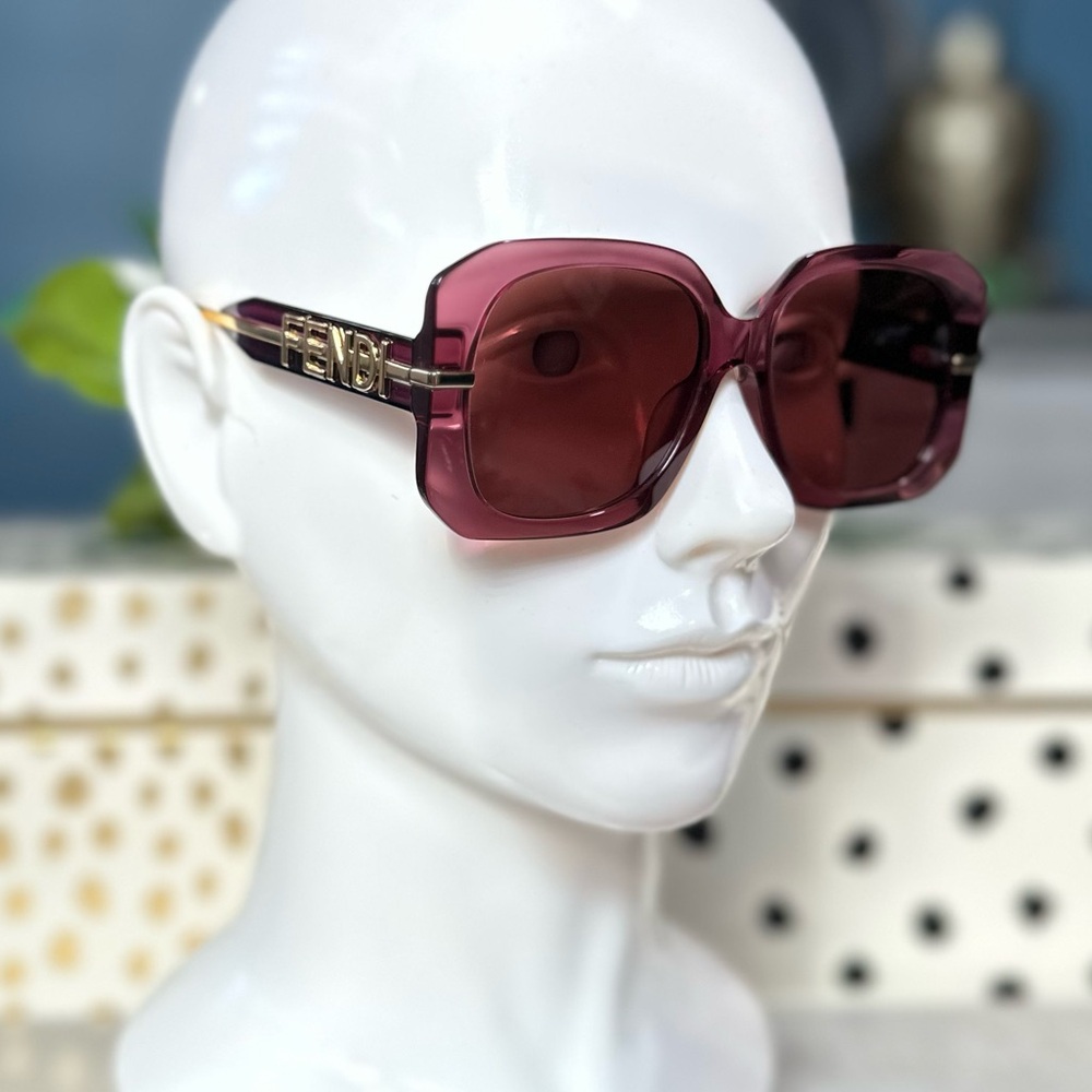 NEW! Fendi FENDIGRAPHY Sunglasses 56mm - Picture 7 of 7
